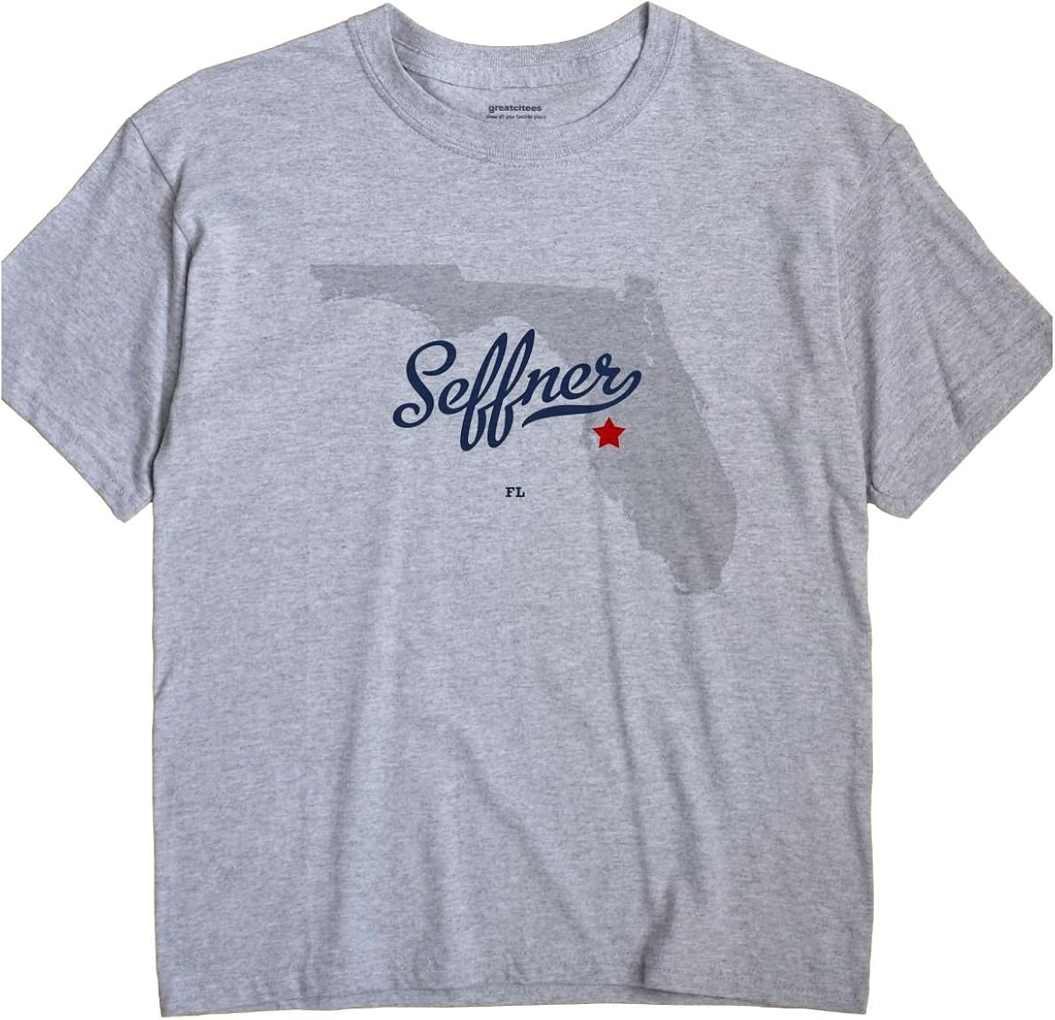 GreatCitees Seffner Florida TShirt MAP Clothing