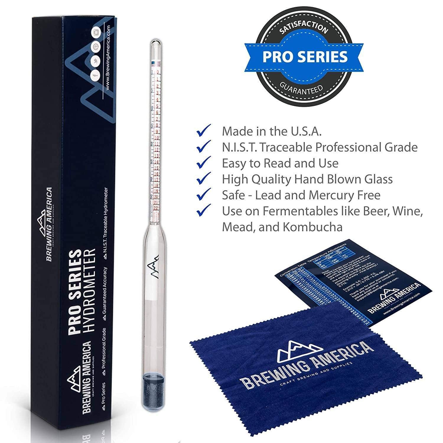 Mua Brewing America American-Made Specific Gravity Hydrometer Alcohol ...