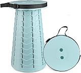 Hesanzol 2nd Gen Portable Telescoping Stool 180 kg Folding Camping Stool