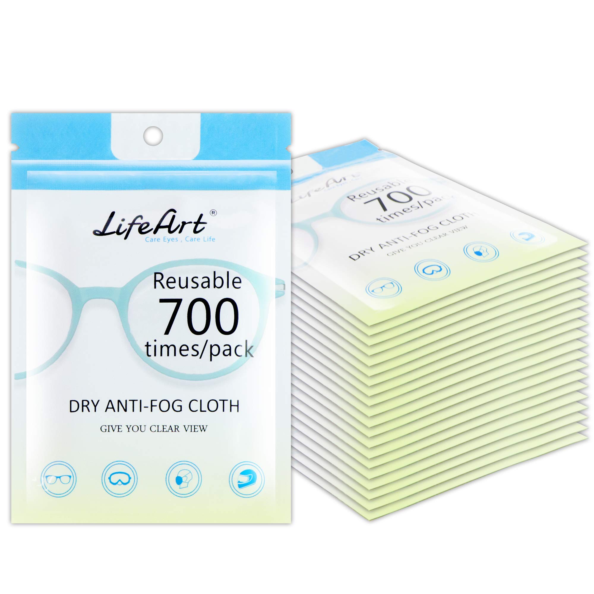 20 Pack Anti-Fog Wipe, Eyeglasses Cleaning Cloths, Cleaning Wipe for Eyeglasses, Tablets, Screens, Lens Wipe for Camera Lenses