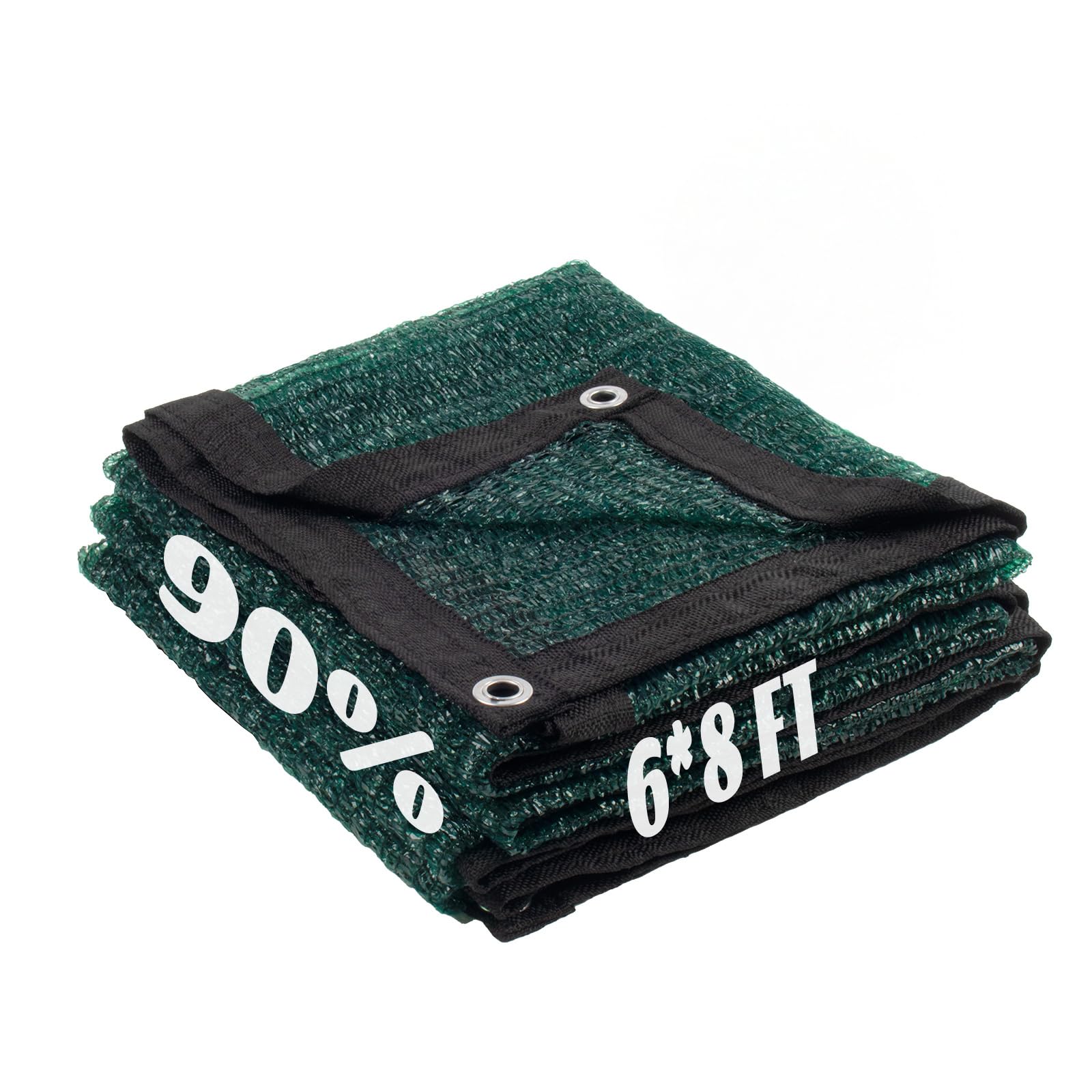 Photo 1 of LOVE STORY 6x8FT 90% Green Garden Shade Cloth, Sun Shade Cover Net Mesh Tarp with Grommets, Sunblock Net for Garden,Greenhouse,Plants and Patio