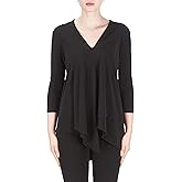 Joseph Ribkoff Womens Asymmetrical 3/4 Sleeve Tunic Style 161066J