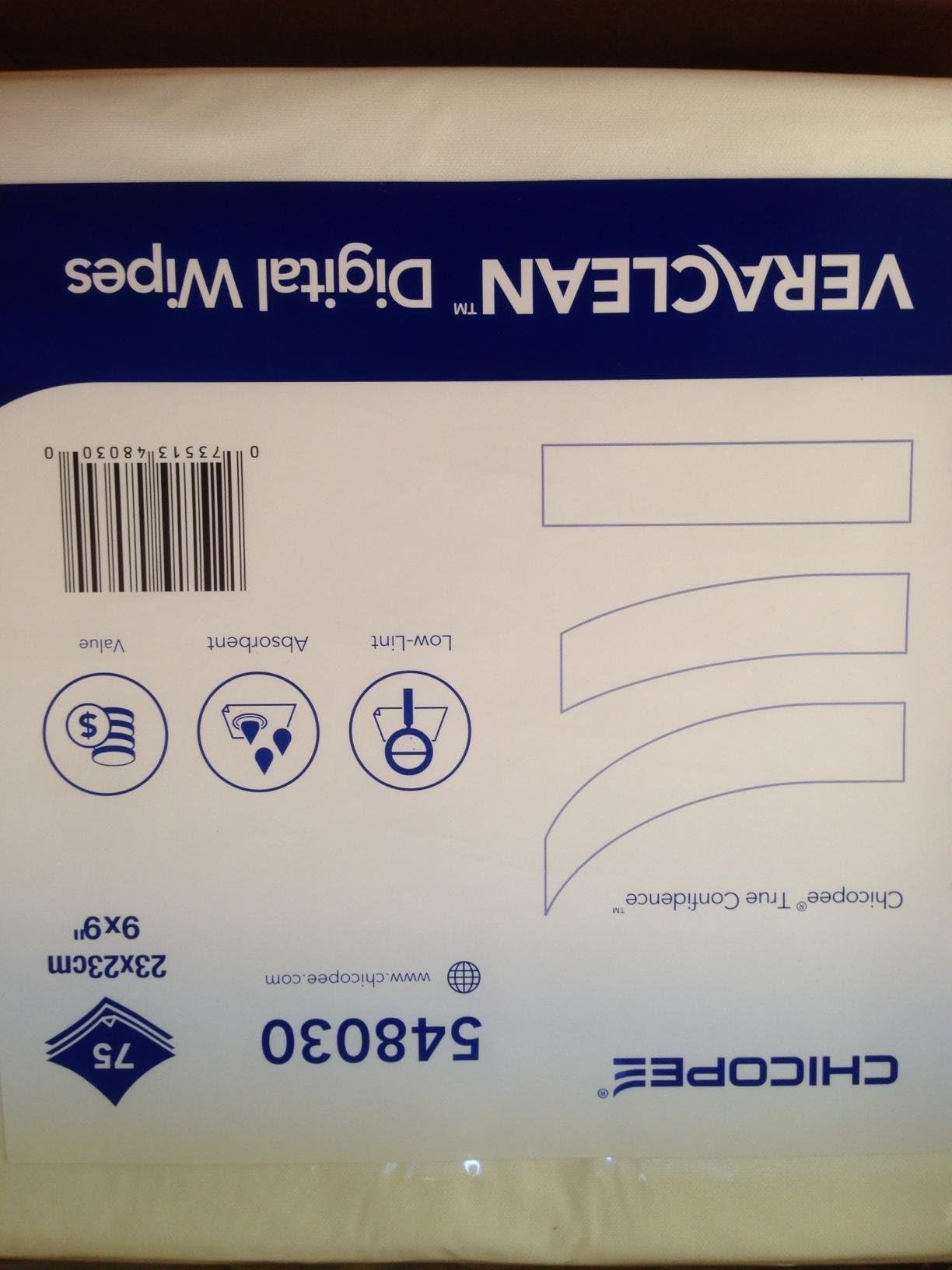 VeraClean (Formerly: Klean Wipes DW) Digital Cleaning Wipes 9"x9" (150-PACK)