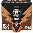 Death Wish Coffee - Single Serve Pods - Medium Roast Coffee Pods - Made with USDA Certified Organic - 100 Count (Pack of 1)