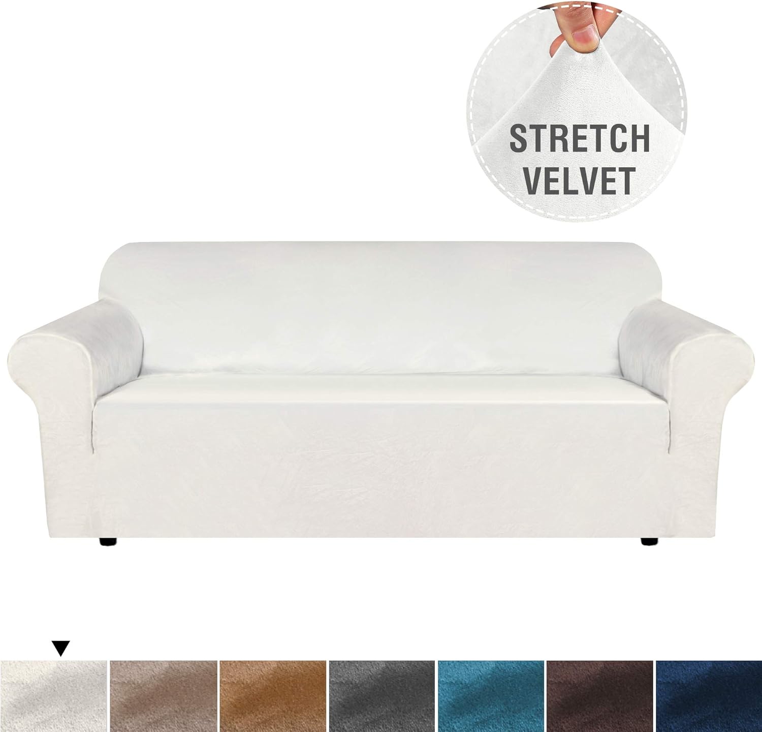 Best white velvet sofa cover