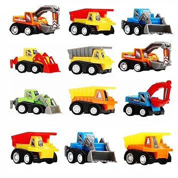 Fun Toys For 2 6 Year Old Boys Girls Toptoy Pull Back Car Assorted Construction Vehicles And Race Car Toy Gifts For 2 6 Year Old Boys Girls 2019 New