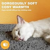 MORA PETS Self Heating Cat Bed 61x45cm Non-Slip Washable Cover view 2