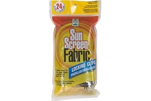 Easy Gardener 70024A Locking Clips Sun Screen Accessory, 1 Unit, Brown