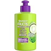 Garnier Fructis Curl Air Dry Cream Sulfate-Free Defining Butter Cream, for All Curl Types, with Coconut Oil and Elasto-Protei