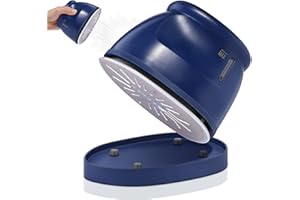 BEEWIN Mini Iron for Clothes, Travel Steamer for Clothes Portable Steam Iron, 800W Handheld Steamer Fast Heating, Support Wet & Dry Ironing Mini Steam iron for Home And Travel