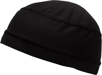 black skull cap