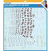 AMT Star Trek U.S.S. Enterprise Refit Aztec Decals,MKA050