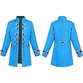 FunParrot Boy's Steampunk Gothic Victorian Coat Uniform Halloween Costume Jacket