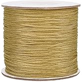 PH PandaHall 100 Yards 1mm Nylon Chinese Knotting Cord Nylon Cord Thread for Braided Bracelets Beading Necklaces Macrame Wind Chime Lift Shade Blind Gardening Plant
