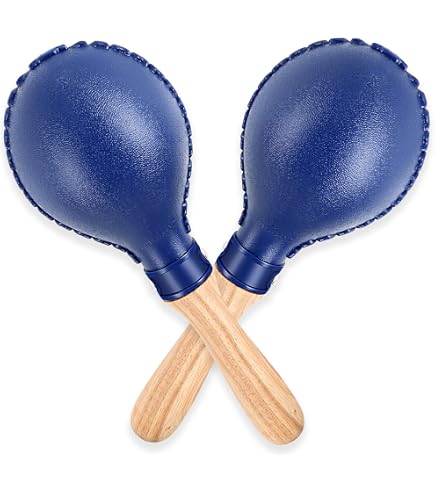 Lot De 10 Hochets Maracas En Bois Brut – DIY Créatif Pour Percussion Et éveil Musical