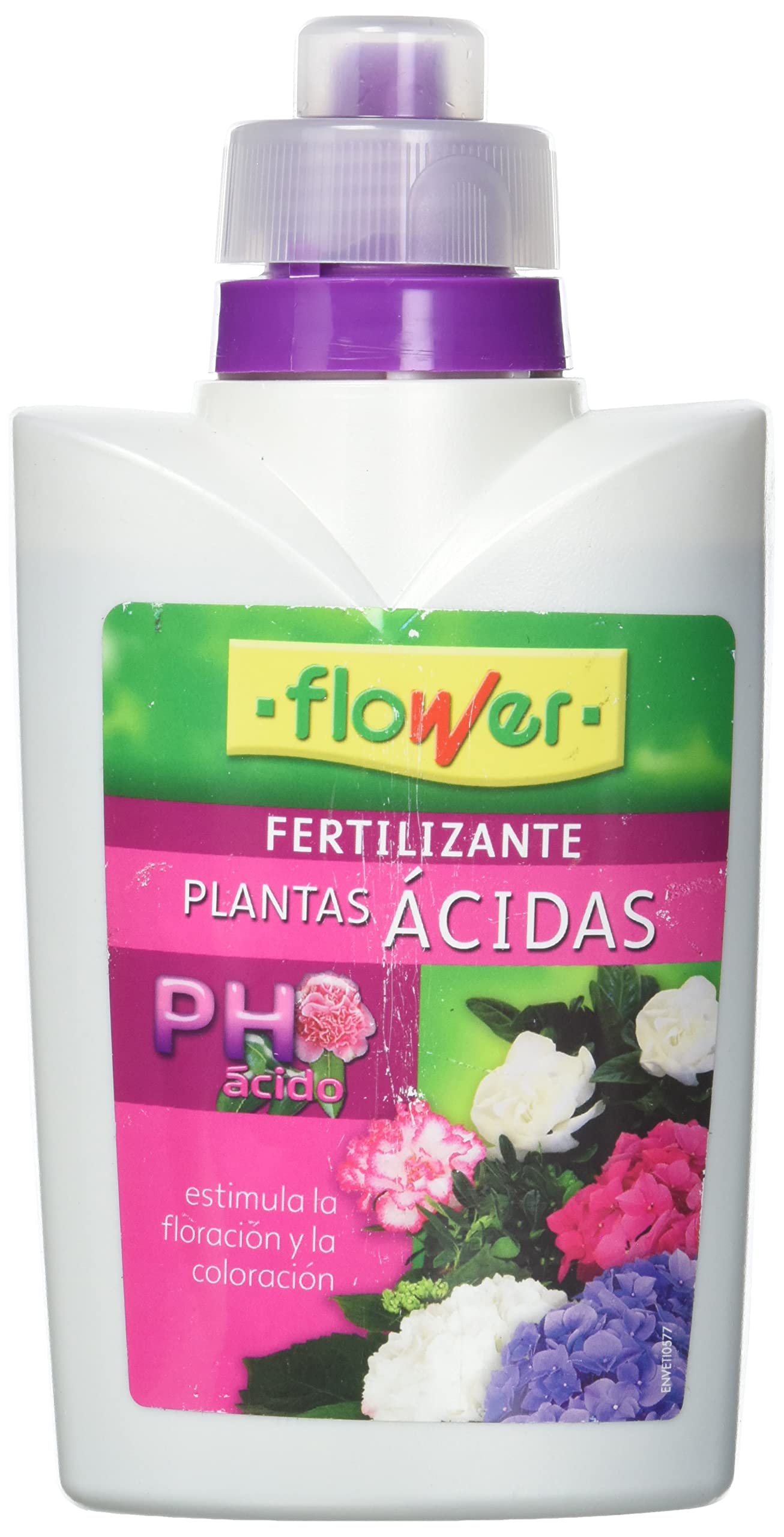 Flower Acid Plants Liquid Fertilizer 500 ml for Hydrangeas, Gardenias, Camellia and Azaleas, Stimulates Flowering and Coloration, Acidifies the Medium, 10 x 6 x 19 cm