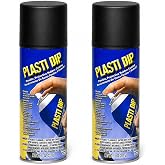 2 Pack Plasti Dip Mulit-Purpose Rubber Coating Spray Black 11oz