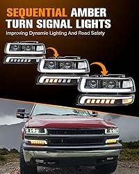 RAMJET4X4 LED Headlights Assembly Headlamps