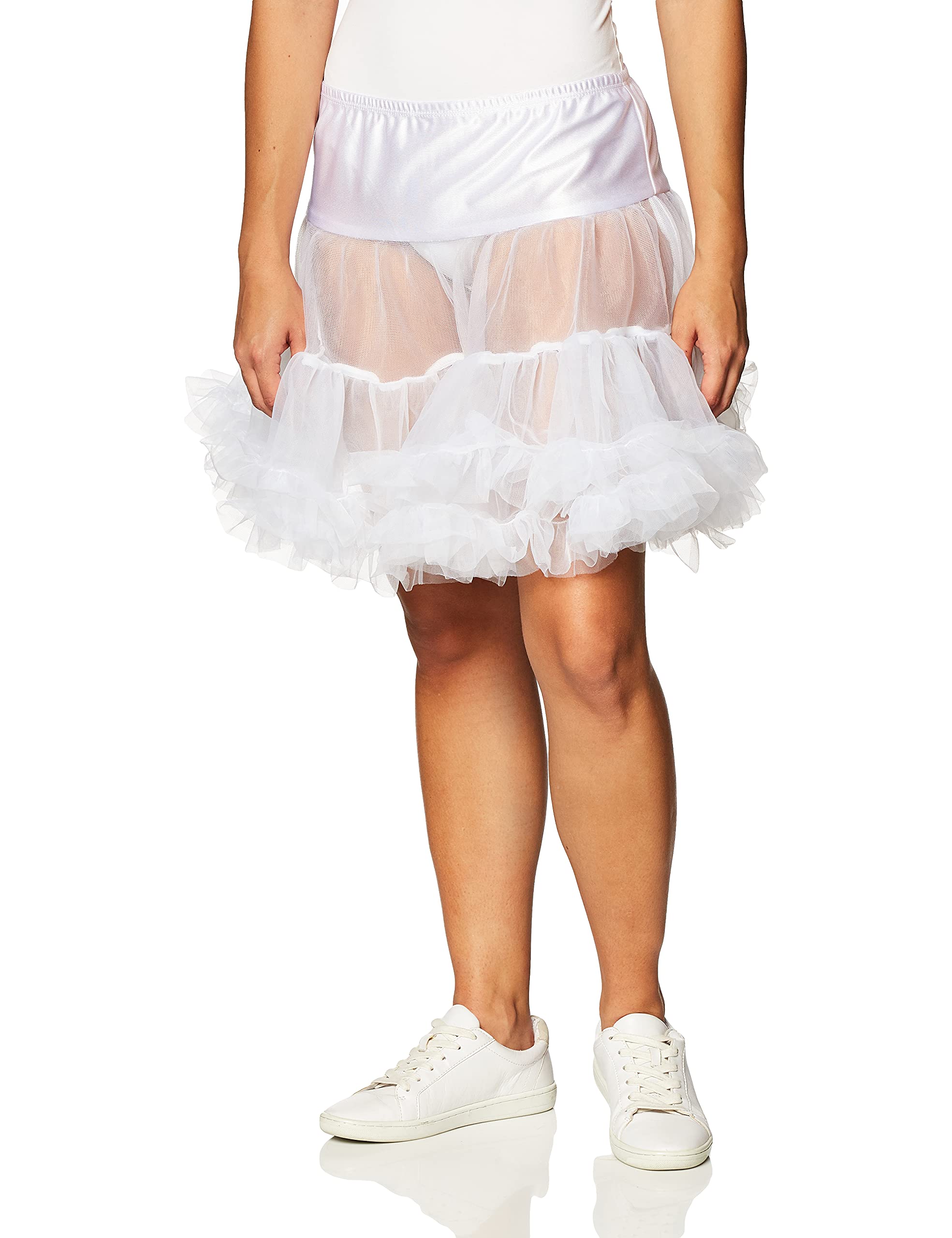 Ruffled White Pettiskirt Dress size SMALL/MEDIUM