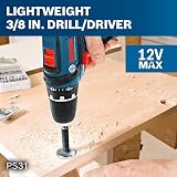 Bosch CLPK22-120 12V Max 2-Tool Combo Kit Drill Impact Driver Batteries Case view 7