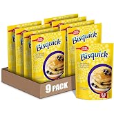 Betty Crocker Bisquick Original All-Purpose Baking Mix, 5.5 oz, 9 Pack | No Artificial Flavors or Colors, Makes Pancakes &amp; Biscuits, Just Add Milk &amp; Egg, Convenient Single-Serve Pouch