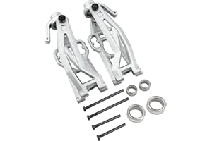 GDOOL Upgraded Metal C12007 Front Upper Arm & C12008 Rocker Bottom Arm & C12011 Steering Hub Parts for 1:10 X07 X08 F10 X05 FY-11 X-03MAX X-04MAX RC Cars