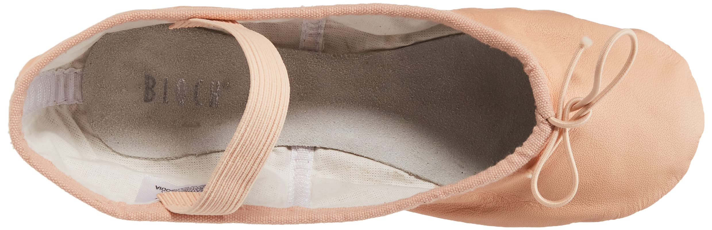 Bloch Unisex-Child Dansoft Full Sole Leather, Toddler, Cotton Lining, Dance Shoe