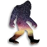 Bigfoot Sasquatch Laminated Vinyl Decal Sticker | 5.5-Inch by 4-Inch | Custom Overlay Sticker Series (PD3182)