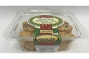 SCOTTO'S Scottos Bakery Fresh Sugar Free Biscotti's (Almond chip)