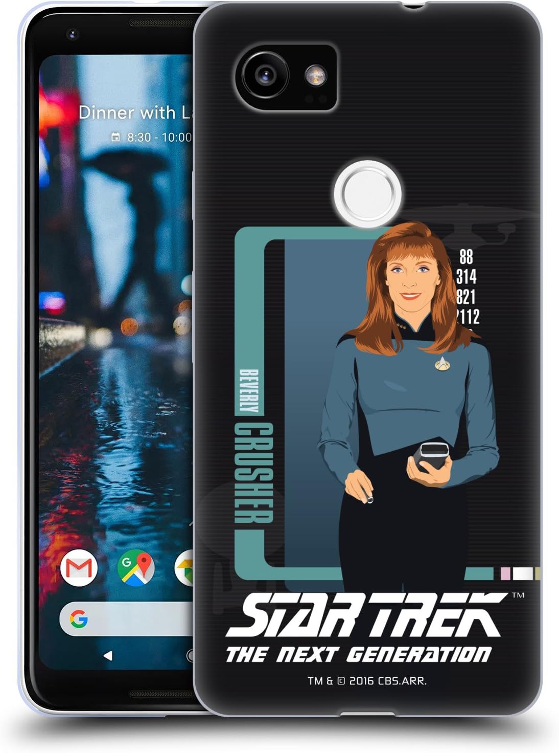 Amazon Co Jp オフィシャルstar Trek ビバリー クラッシャー アイコニック キャラクターズ Tng Google Pixel 2 Xl 専用ソフトジェルケース 家電 カメラ