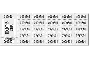 LANCASTER BINGO COMPANY Auction Tickets - 500 Sheets (White)
