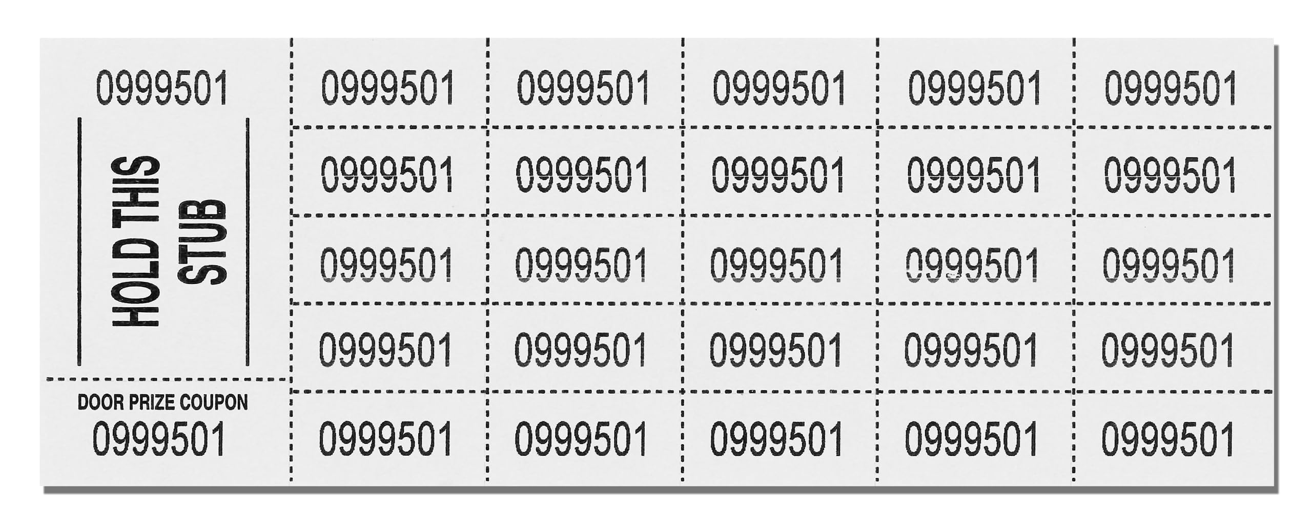Auction Tickets - 500 Sheets