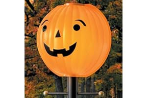 TISYOURSEASON Pumpkin Jack O Lantern Lamppost Lamp Cover Shade Fall Harvest Thanksgiving Decoration