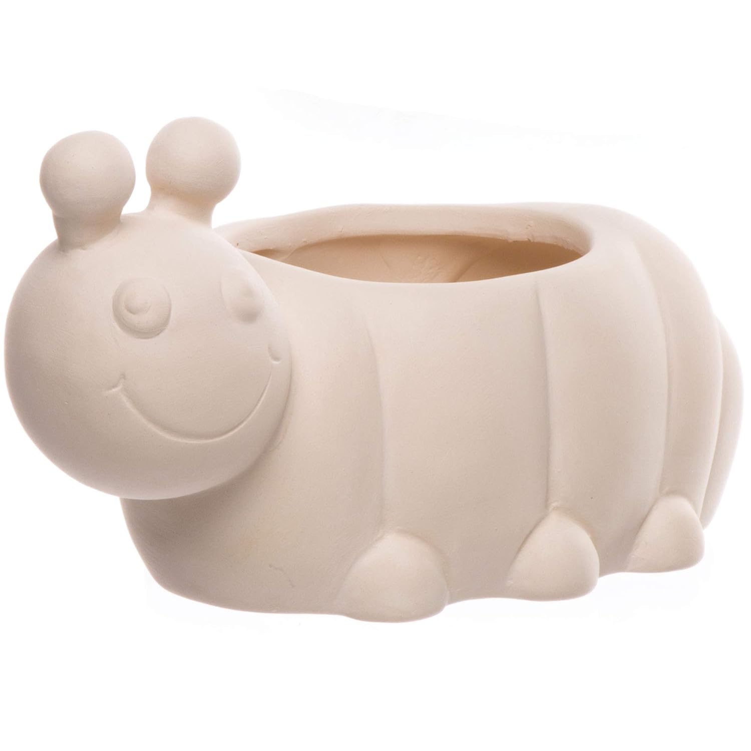 Baker Ross AV988 Caterpillar Flowerpots - Pack of 2, Ceramic Painting Craft Kits for Kits to Decorate and to Display - Image 4