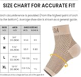 AVIDDA Ankle Support Brace 2 Pack Men Women Beige M Compression Sleeve view 4