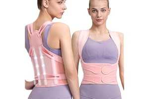 Back Brace and Posture Corrector for Women and Men, Back Straightener Posture Corrector, Scoliosis and Hunchback Correction B