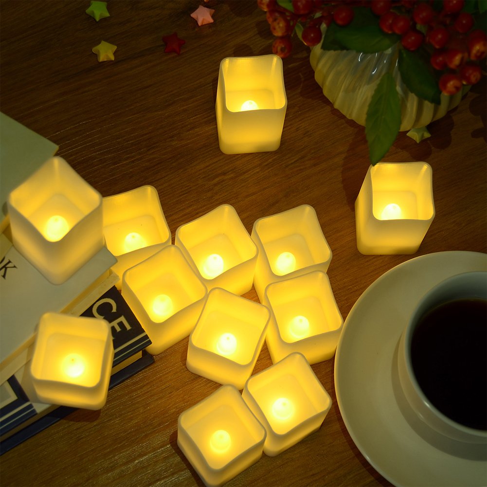 PChero Candlelight, LED Light, Bookshelf, Bath, LED Candlelight, Torchiere Lighting, Flickering Flame, Electric Candle, Yoga Candle Light, Valentine's Day, Wedding, Cultural Festival, Haunted House,