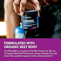 L-Arginine Powder - Nitric Oxide Supplement for Men
