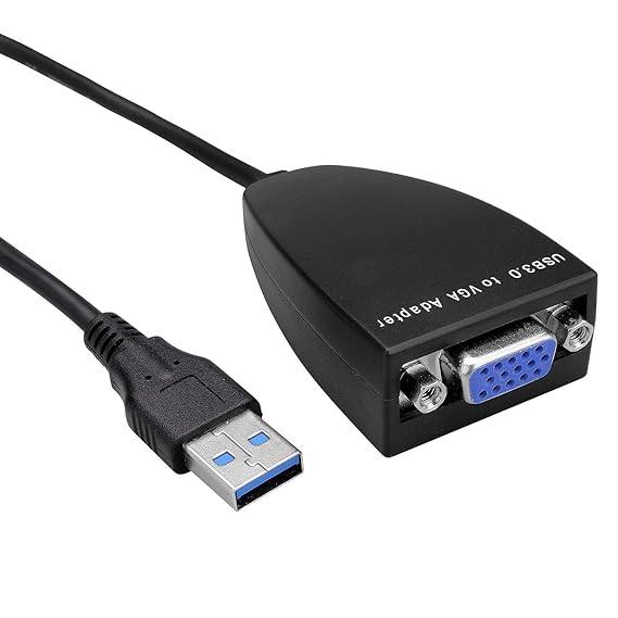 A ADWITS USB 3.0 to VGA Display Adapter, 1080P Full HD External USB
