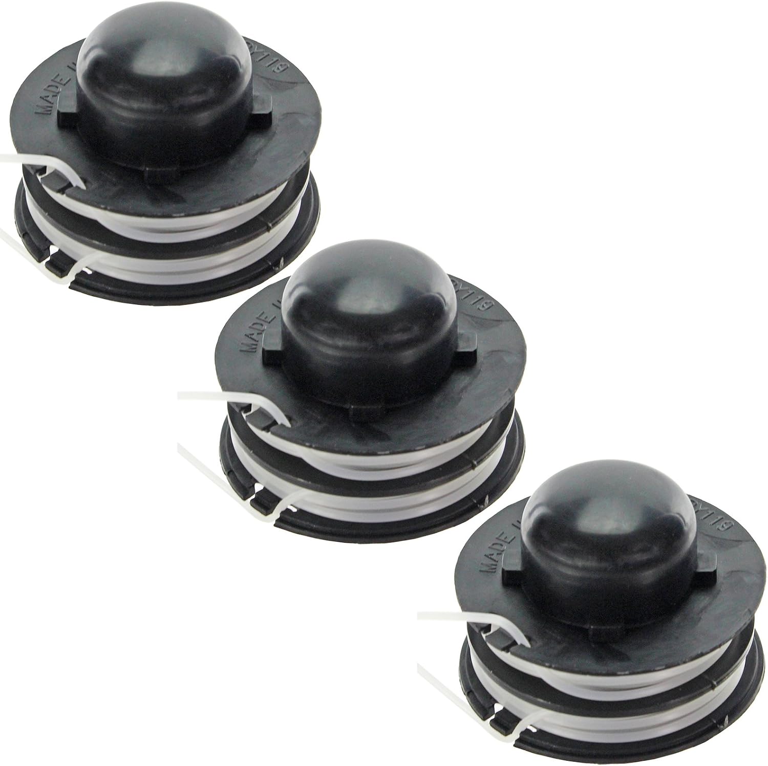 SPARES2GO Dual Feed Trimmer Line & Spool Head for Challenge Strimmer