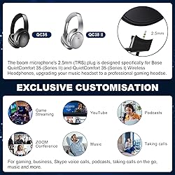 QC35 II Microphone Compatible with Bose