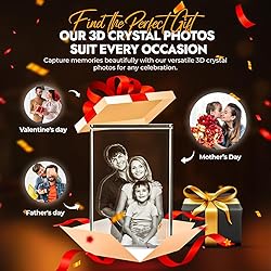 Personalized 3D Holographic Photo Etched Engraved