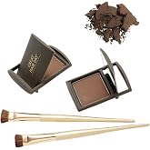 Joan Rivers Great Hair Day Root Touch Up Powder Duo, Blonde | Includes 2 palettes &amp; custom brush, color-safe &amp; transfer-proof formula, blends in for a fuller look, 180 day supply