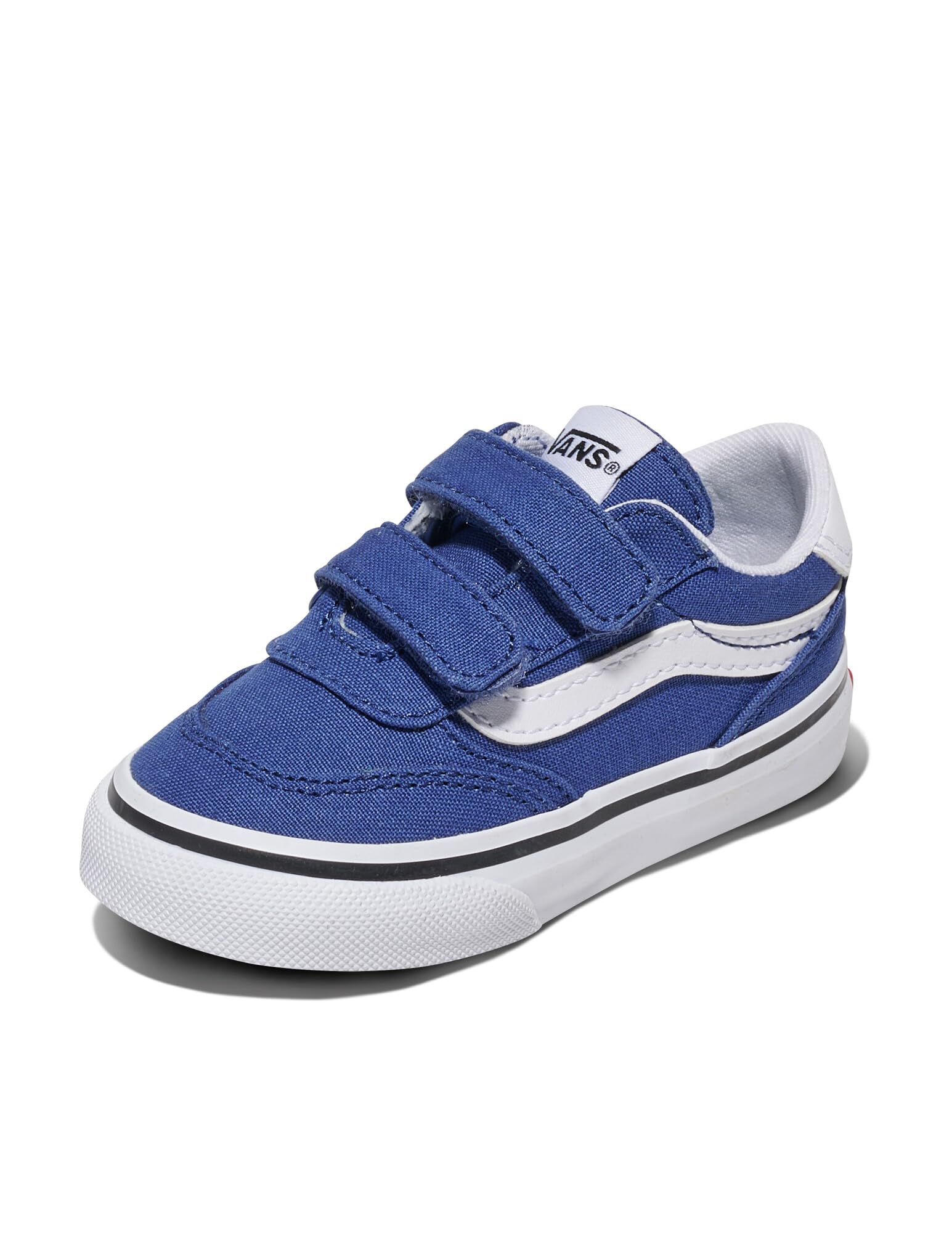 Vans Toddler Brooklyn LS V Shoe | Low-Top Sneakers for Little Kids, Boys & Girls, Baby Footwear, Canvas True Navy, 3.5 Image