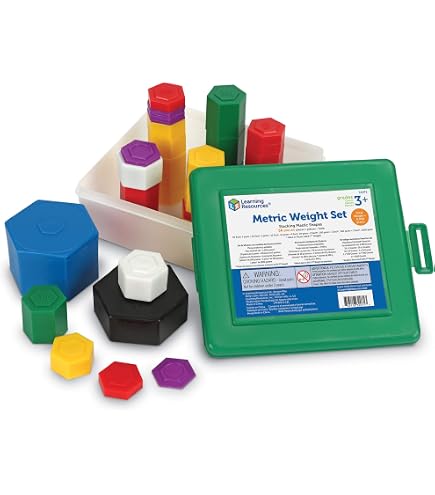 Learning Resources Set Di Misurazione Litri – 6 Bottiglie In Plastica Traslucida – 2L, 1L, 500ml, 250ml – Giocattolo Educativo Per Misurare Capacità - 2