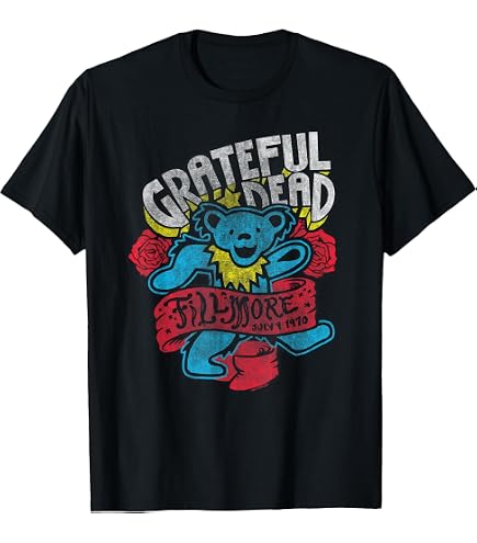 Amazon.com: Grateful Dead Three Dancing Bears Neon Letters Vintage
