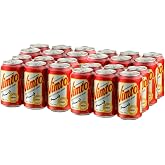 Vimto Sparkling Fruit Flavored Drink - Soda, 12 fl oz (Pack of 24) | Middle Eastern formula, natural black cherry, raspberry, black currant flavor, ideal for Ramadan &amp; celebrations