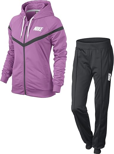 purple nike tracksuit womens