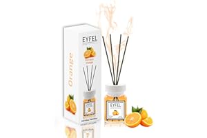 EYFEL EAU DE PARFUM EYFEL Orange Reed Diffuser Set - 4.05 fl oz Oil Diffuser Sticks, Bathroom & Home Fragrances, Scented Sticks, Home Decor