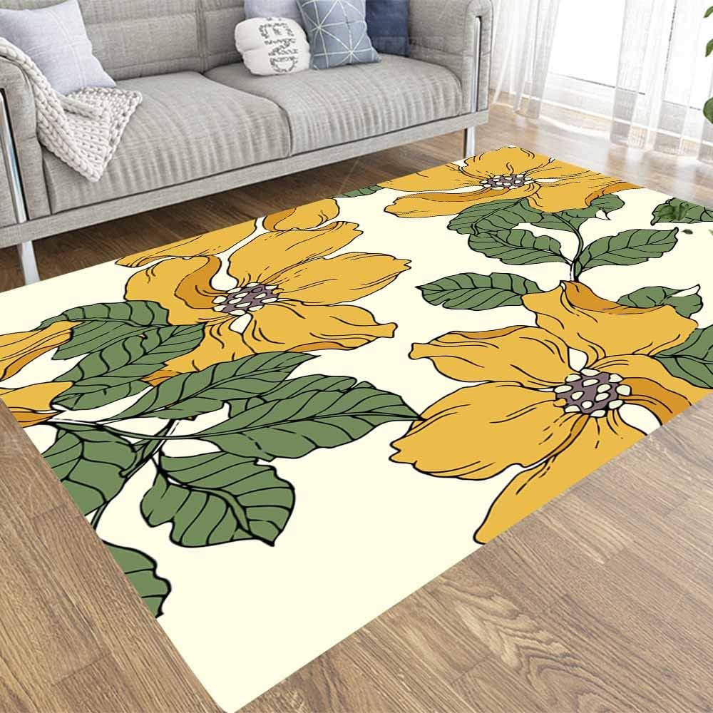 Abstract Area Rug, Musesh Area Rug Small Area Rug 2X3 Play